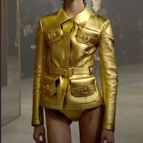 Bally Jackets & Blazers - BALLY LEATHER JACKET RUNWAY SS2023 SIZE 40 NEW WITH TAGS